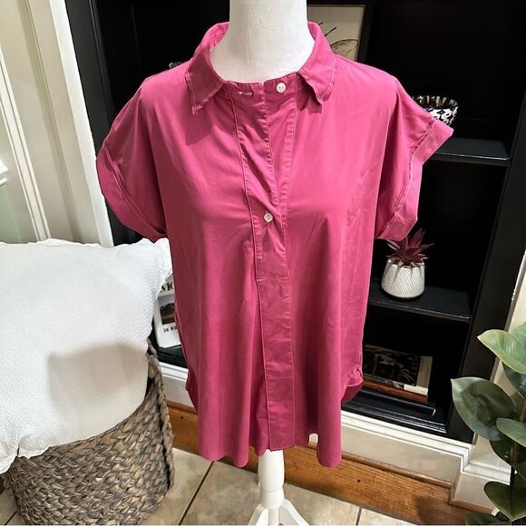 Lysee Hand Dyed Blouse Size M - Picture 1 of 10